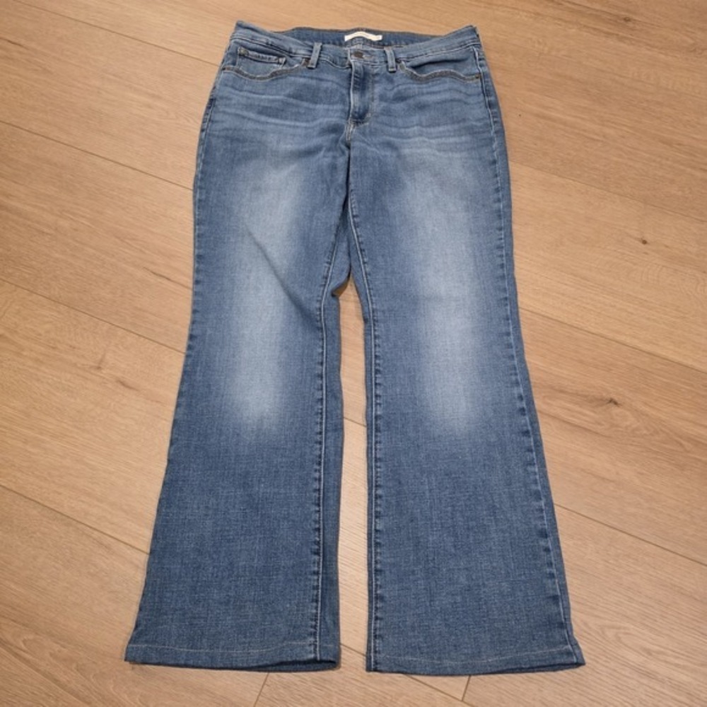 Levi Strauss & Co Classic Boot‎ Jeans Women's 10 Blue Medium Wash Hemmed 30X28
